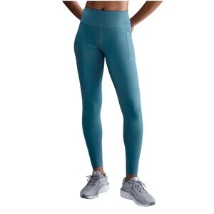 Nike Swift High-Waisted 7/8 Running Leggings in Smokey Blue XL